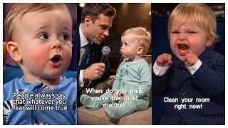 Thumbnail: AI-Generated Family Comedy Skits 😂 | Funny Parenting Moments