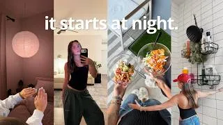 Thumbnail: a realistic night routine to wake up early + feel put together