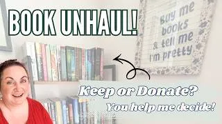 Thumbnail: I’m Letting the Internet Decide My TBR… 😬 Book Unhaul & Shelf Clean Out
