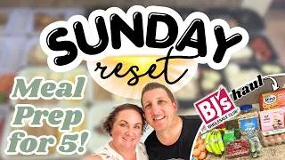 Thumbnail: Meal Prep With Us! 🍳 Weekly Motivation for Healthy Family Meals | Family of 5