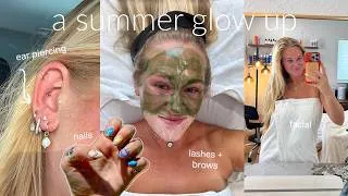 Thumbnail: glow up with me for SUMMER 2026 - facial, nails, piercings + more