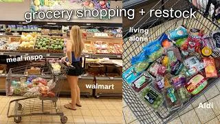Thumbnail: GROCERY SHOP WITH ME: living alone, haul, realistic + full restock