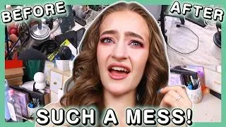Thumbnail: Clean My DISGUSTING Beauty Room With Me!! (it needed to be done!)