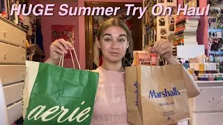 Thumbnail: HUGE Summer Try On Haul (aerie, marshalls, walmart & more)
