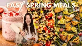 Thumbnail: What I Eat in a Day | Spring-Inspired Meals