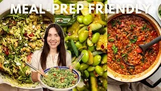 Thumbnail: 3 High-Protein Vegan Meals (Meal-Prep Friendly!)