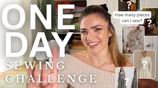 Thumbnail: ONE DAY Sewing Challenge! Sewing My Fall & Winter Wardrobe in ONE DAY!
