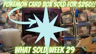 Thumbnail: Pokemon card box sold for $250 this week!!   What Sold Week 29 on ebay, poshmark, mercari