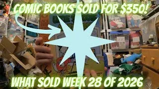 Thumbnail: Comic book lot sold for $350 this week!!   What Sold Week 28 on ebay, poshmark, mercari