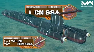 Thumbnail: New Gacha Submarine! CN SSA With Anti Obstacle Missile! Most Annoying Submarine 💀 | Modern Warship