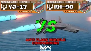Thumbnail: Anti Flare Missile Comparison! YJ-17 VS Kh-90 | Modern Warships