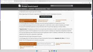 Thumbnail: Transformative Climate Communities Round 6 Application Materials Webpage Walkthrough