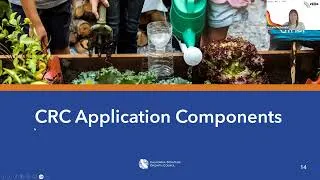 Thumbnail: CRC Planning Grant Application Components Overview