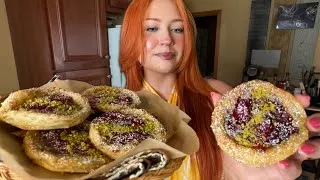 Thumbnail: ASMR Baking Raspberry Pistachio Pastries 🥐 (Close Whispered Voiceover) 
