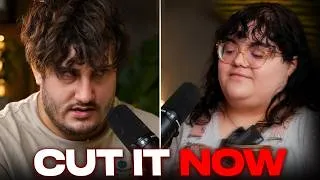 Thumbnail: I Forced This Moron to Cut Up Her Credit Cards | Caleb Hammer Clips