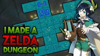 Thumbnail: I Made A Zelda Dungeon! 🧝 Genshin Impact Divine Ingenuity