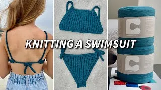 Thumbnail: Knitting a bikini with the perfect, stretchy yarn