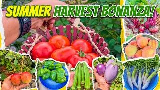 Thumbnail: Summer Harvest Bonanza 🌿 Massive California Garden Harvest & Garden Tour