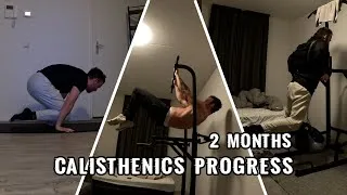 Thumbnail: 2 months of calisthenics progress - 1 video a day (Follow the journey)