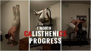 Thumbnail: 1 month of calisthenics progress - 1 video a day (Follow the journey)