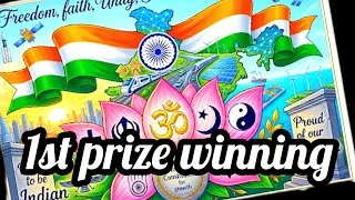 Thumbnail: India of my Dream in 2047 Drawing/my dream India drawing/Viksit bharat drawing/india 1947 vs india 