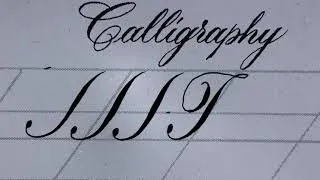 Thumbnail: Learn Calligraphy Copperplate Capital T