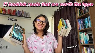 Thumbnail: 11 *popular booktok* reads that are worth all the hype📚💕(my honest opinion🫣) |romance | thriller
