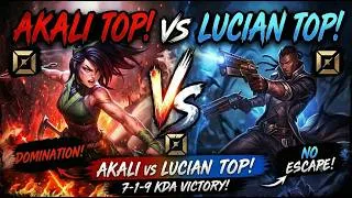 Thumbnail: 7/1/9 AKALI SMASHES LUCIAN Top Lane! #akali #leagueoflegends #leagueoflegendsclips #toplane
