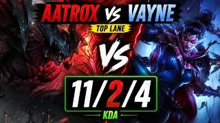 Thumbnail: How I OBLITERATED a Vayne Top Counterpick 11/2/4 #aatrox  #leagueoflegendsclips  #leagueoflegends