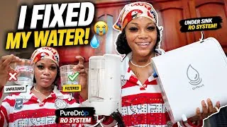 Thumbnail: I Finally Fixed My Water Situation 😭💧 | Installing a PureDrop RO System