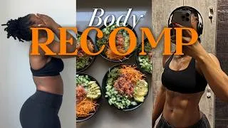 Thumbnail: What I Eat in a Day to Lose Fat & Build Muscle (Without Hating Food) | Weekly Fitness Vlog