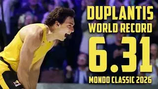 Thumbnail: Duplantis breaks world record (6.31) AGAIN at Mondo Classic 2026