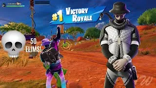 Thumbnail: There Is Silas At the End of the World 🤫 | Fortnite ZB Solo Squads | 50 Eliminations!