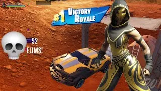 Thumbnail: Lost to the Dust Storm 🏖 | Fortnite ZB Solo Squads | 52 Eliminations!
