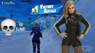 Thumbnail: Insult Me Again and I'll Break Your Beck 💪 | Fortnite ZB Solo Squads | 46 Eliminations!
