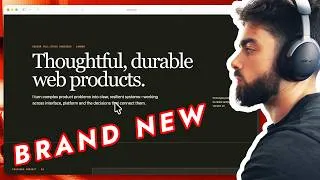 Thumbnail: senior engineer rebuilds his website from scratch with ai