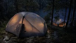 Thumbnail: 🌧️Tonight's Heavy Rain Was Made to Put Me to Sleep 😴Camping in Heavy Rain