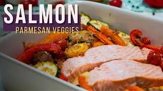 Thumbnail: Cooking SALMON instant pot recipe with PARMESAN VEGETABLES | Salmon and Veggies in the oven
