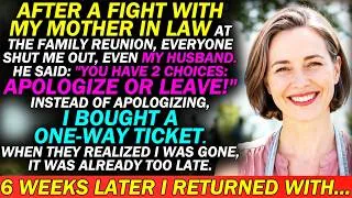 Thumbnail: After A Fight With My Mother-In-Law At The Family Reunion, and My Husband Said "APOLOGIZE OR LEAVE"