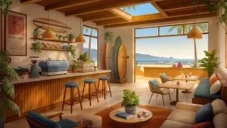 Thumbnail: Coastal Summer Cafe Ambience – Breezy Jazz & Soft Ocean Waves [No Mid Roll Ads]