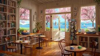 Thumbnail: 🌸 Spring Bookstore Coffee Shop Ambience - Feel Good Jazz for a Sunny Day [No Mid-Roll Ads]