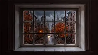 Thumbnail: POV Rainy Fall Window View Of NYC🍂🌧️ Fall Rain Ambience For Reading, Sleeping, Studying, Etc.