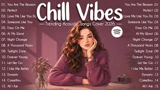 Thumbnail: Fresh Morning Vibes 🌤️ Best Acoustic Pop 2026 🎧 Trending English Songs for Good Mood 💚