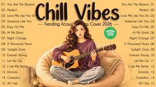 Thumbnail: Feel Good Morning Playlist ☀️ Trending Acoustic Pop 2026 🎧 Best English Love Songs