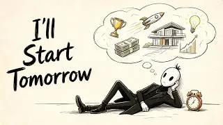 Thumbnail: The Lazy-Ambitious Paradox: Why Smart People Stay Stuck
