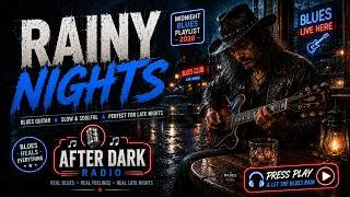 Thumbnail: 🌧️ Rainy Blues Guitar 2026 | Relaxing Electric Blues for Calm Midnight Evenings