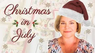 Thumbnail: Christmas in July 🎄 Favourite Christmas Embroidery & Cross Stitch Projects #flosstube
