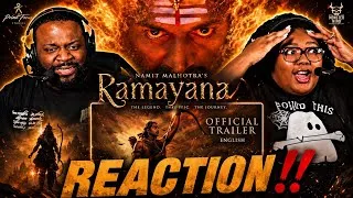Thumbnail: RAMAYANA - Official Trailer (English) REACTION 🧑🏾‍💻‼️