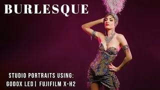 Thumbnail: Burlesque Shoot BTS using Godox LED & Fujifilm X-H2