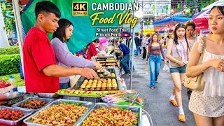 Thumbnail: Walk-Street Food Cambodian 2026 | Amazing Unlimited Street Food in Phnom Penh [4K]